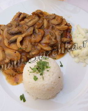 Грибной соус со сливками