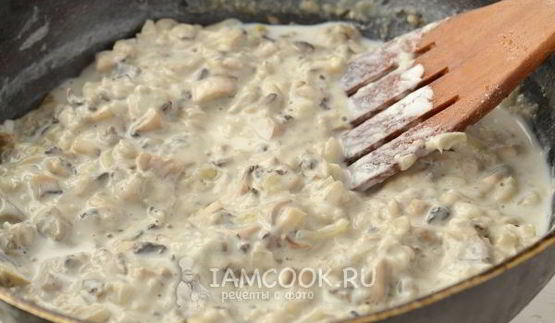 грибной соус со сметаной