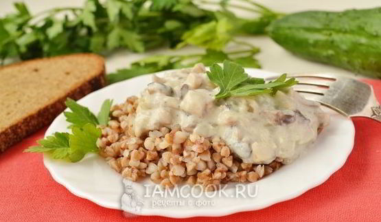 грибной соус со сметаной