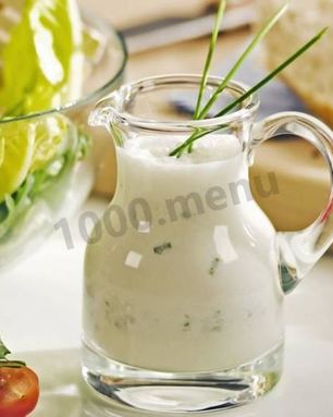 Йогуртовая заправка для салата