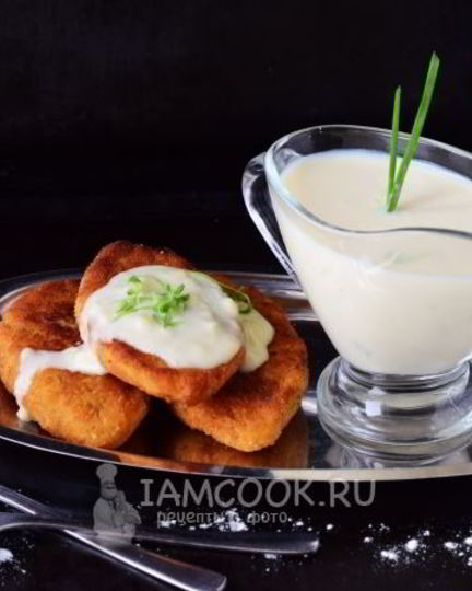 Рецепт молочного соуса для котлет
