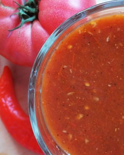 Рецепт острого томатного соуса