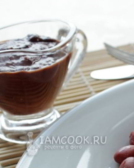 Рецепт шоколадного соуса к мясу