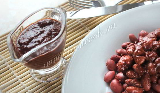 шоколадный соус к мясу