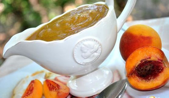 сладкий персиковый соус