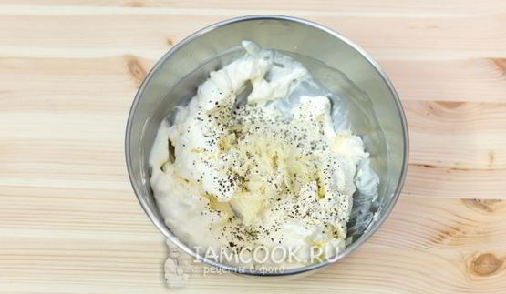 сливочный соус для шаурмы с огурцом