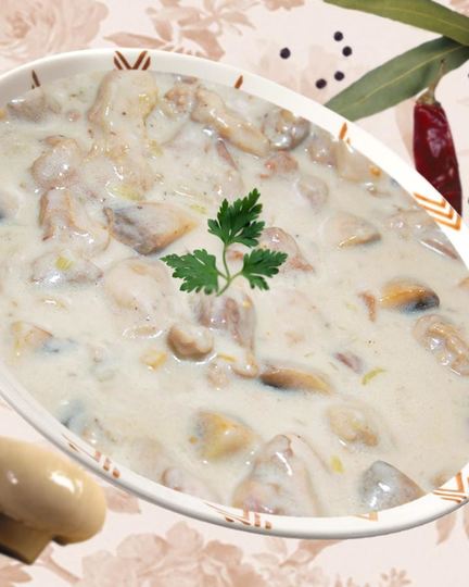 Рецепт сливочного соуса с сушеными грибами