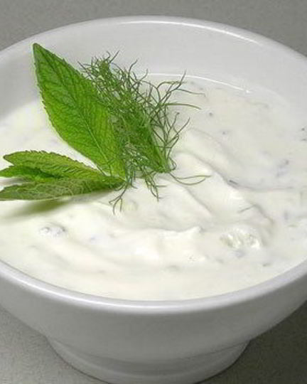 Рецепт соуса дзадзики с паприкой