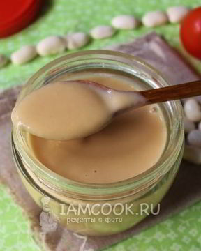 Соус из белой фасоли