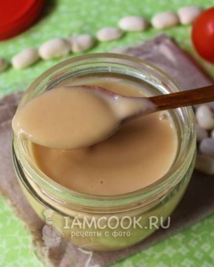 Рецепт соуса из белой фасоли