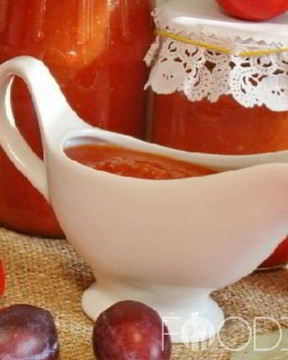 Соус из слив и помидоров
