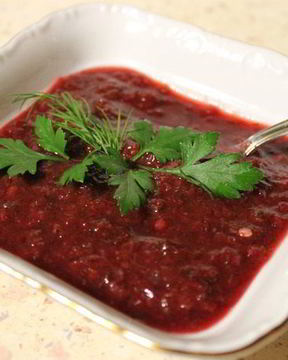 Соус из слив к мясу