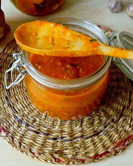 Рецепт соуса из соленых помидоров