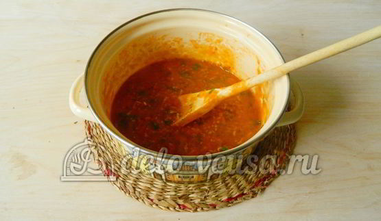 соус из соленых помидоров