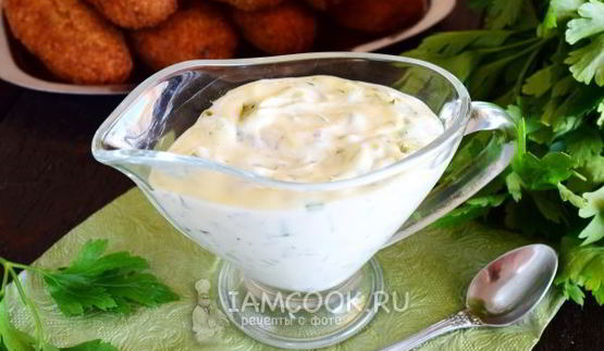 соус к рыбным котлетам