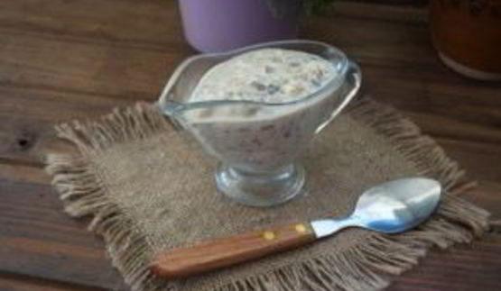 соус с грибами и сыром