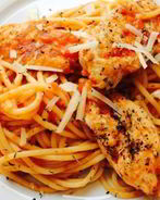 Соус с курицей для спагетти