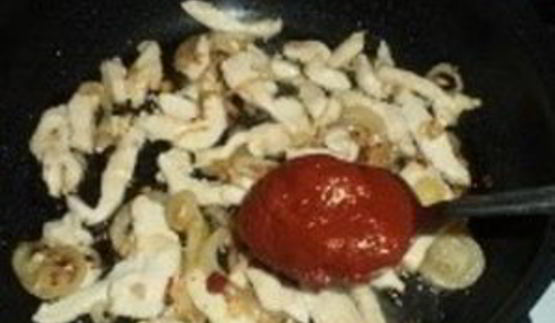 соус с курицей для спагетти