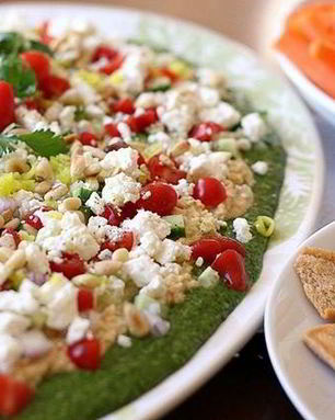 Средиземноморский многослойный соус-дип