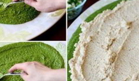 средиземноморский многослойный соус-дип