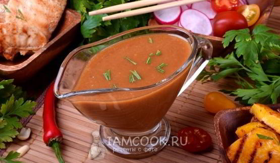 тайский соус из арахисового урбеча