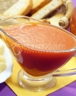 Томатный соус из маринованных помидоров