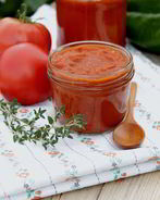 Томатный соус из запеченных овощей