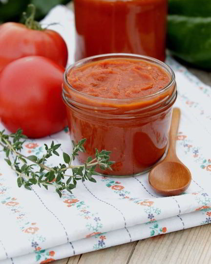 Рецепт томатного соуса из запеченных овощей