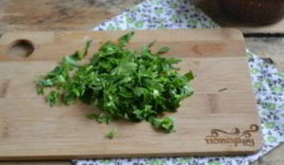 зеленый чесночный соус