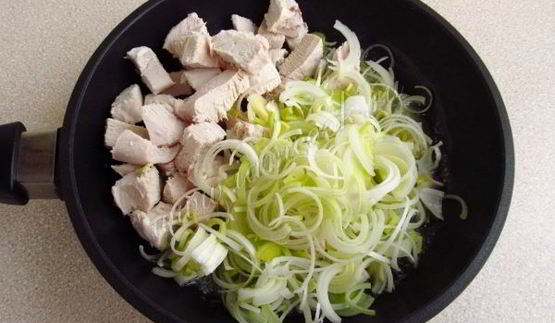 английский куриный суп с плавленым сыром