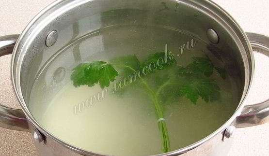 английский куриный суп с плавленым сыром