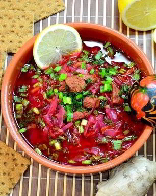 Борщ без картошки