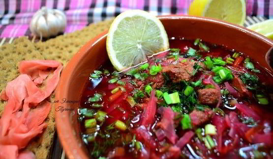борщ без картошки