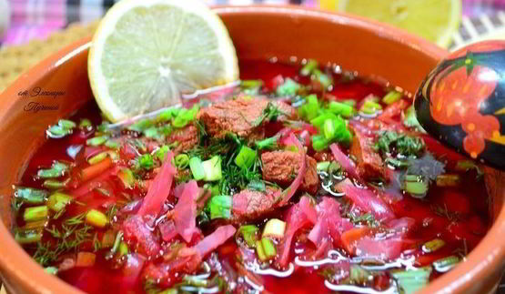 борщ без картошки