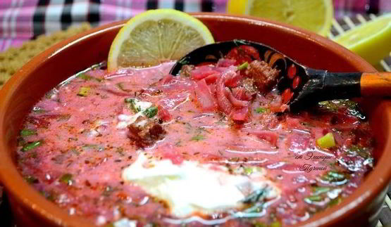 борщ без картошки