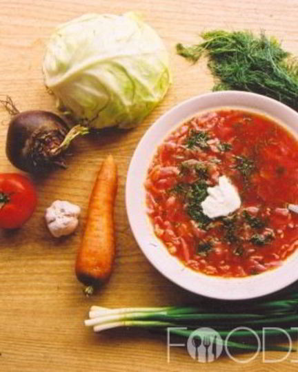 Рецепт борща без мяса