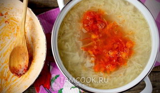 борщ без свеклы