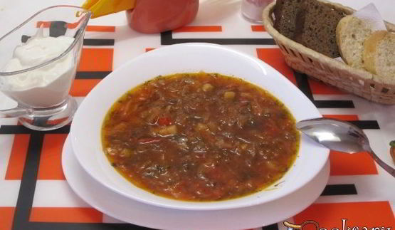 борщ домашний
