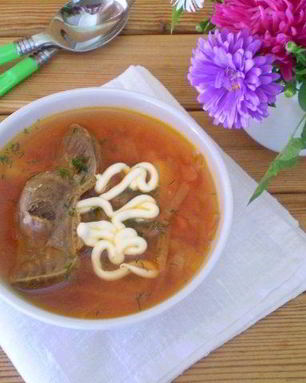 Борщ из утки