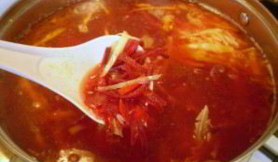 борщ из утки