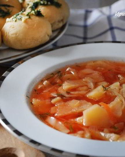 Рецепт борща на говяжьем бульоне