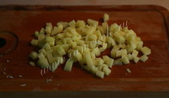 борщ на курином бульоне