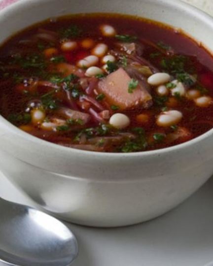 Рецепт борща постного с грибами