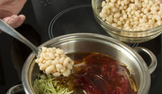 борщ постный с грибами