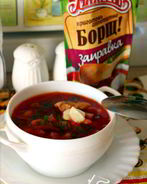 Борщ с фасолью