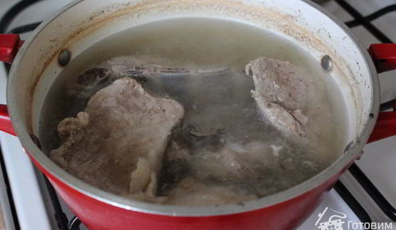 борщ с фасолью