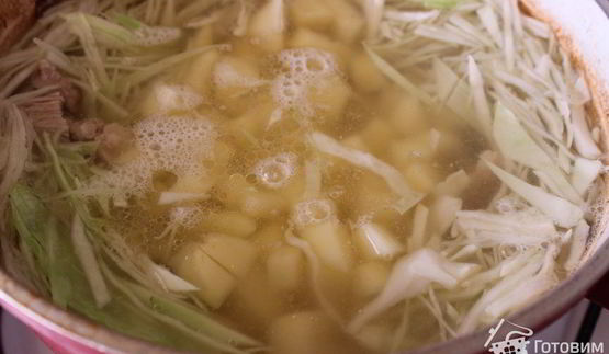 борщ с фасолью