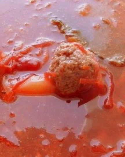 Рецепт борща с фрикадельками