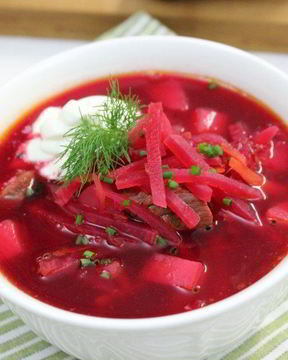 Борщ с говядиной