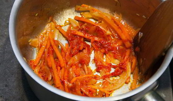 борщ с копченой скумбрией